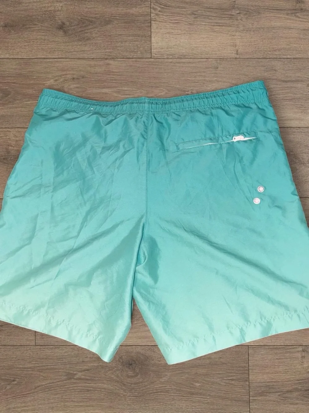 American Eagle Men’s Aqua Swim Trunks Drawstring Board Shorts